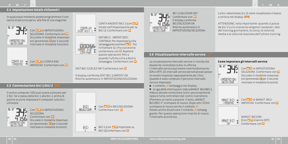 VDO WR X1 User Manual | Page 35 / 242