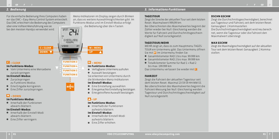 VDO WR X1 User Manual | Page 4 / 242