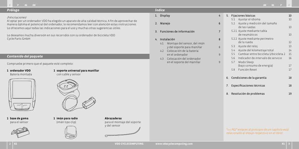 VDO WR X1 User Manual | Page 41 / 242