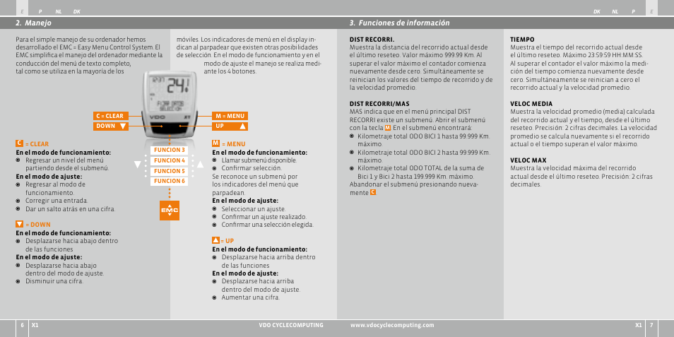 VDO WR X1 User Manual | Page 43 / 242
