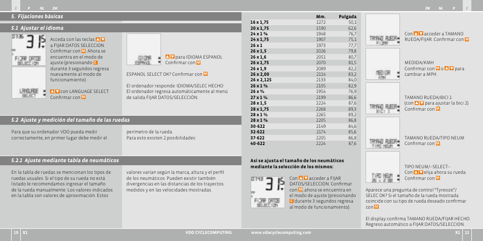 VDO WR X1 User Manual | Page 45 / 242