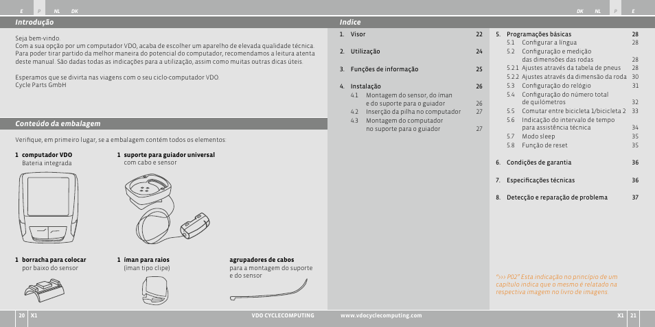 VDO WR X1 User Manual | Page 50 / 242