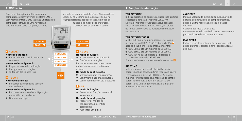 VDO WR X1 User Manual | Page 52 / 242