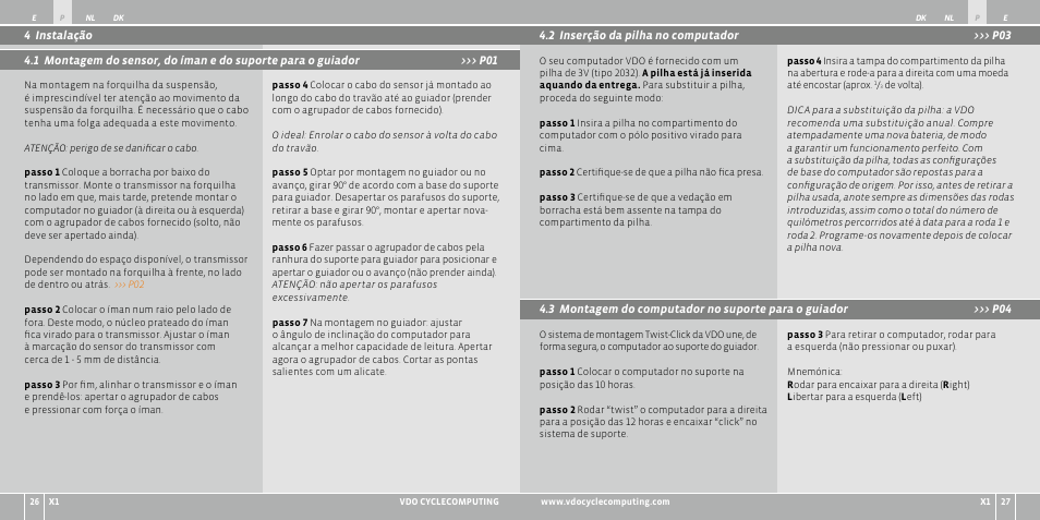 VDO WR X1 User Manual | Page 53 / 242
