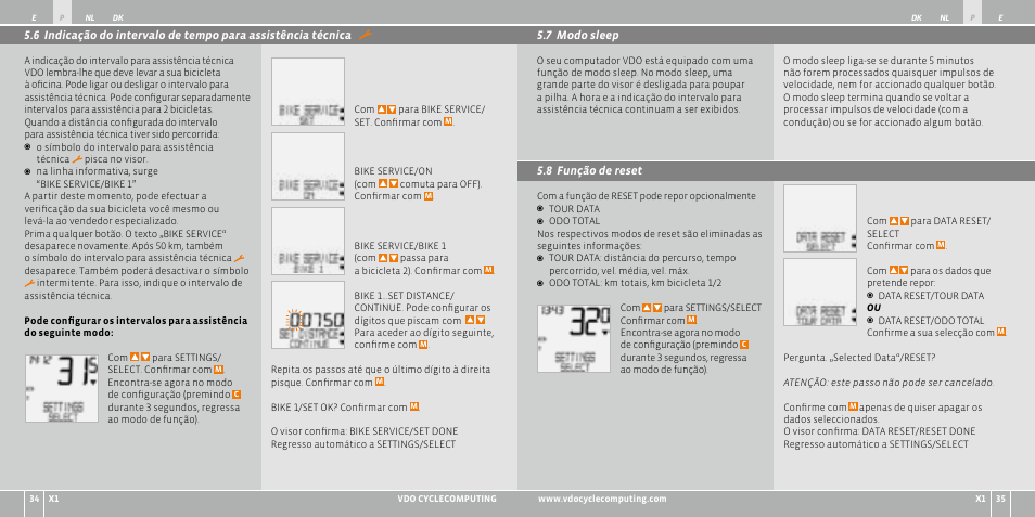 VDO WR X1 User Manual | Page 57 / 242
