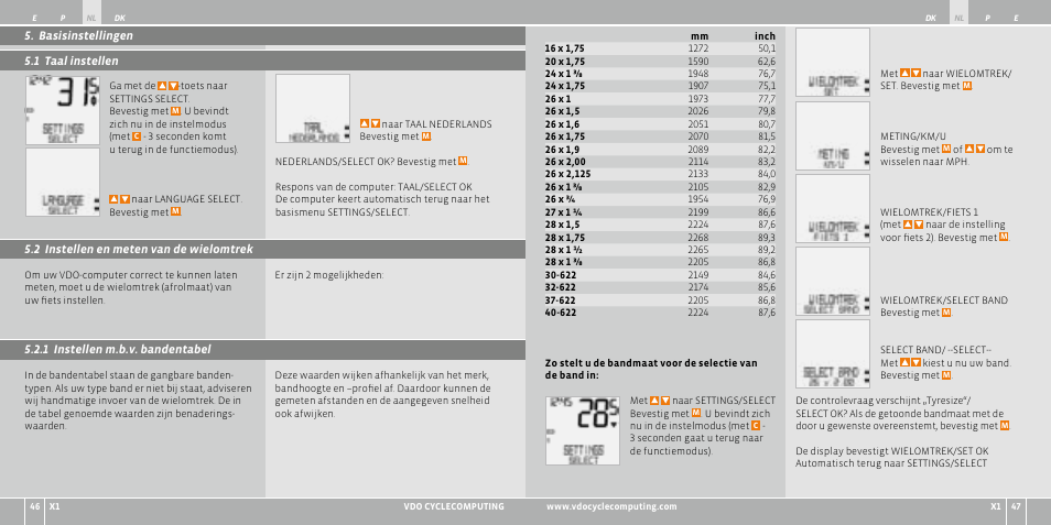 VDO WR X1 User Manual | Page 63 / 242