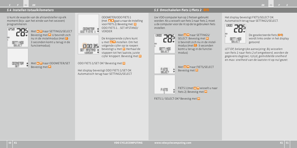 VDO WR X1 User Manual | Page 65 / 242