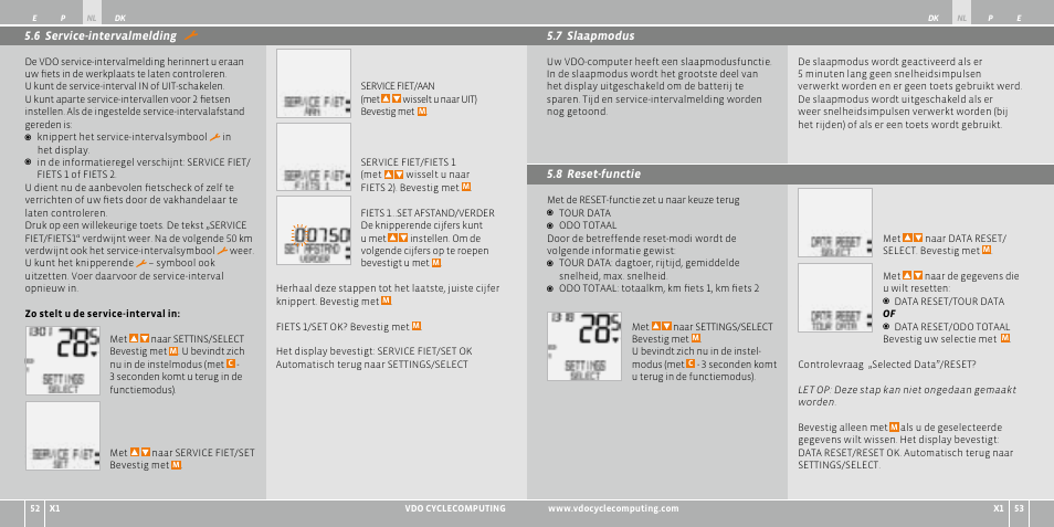 VDO WR X1 User Manual | Page 66 / 242