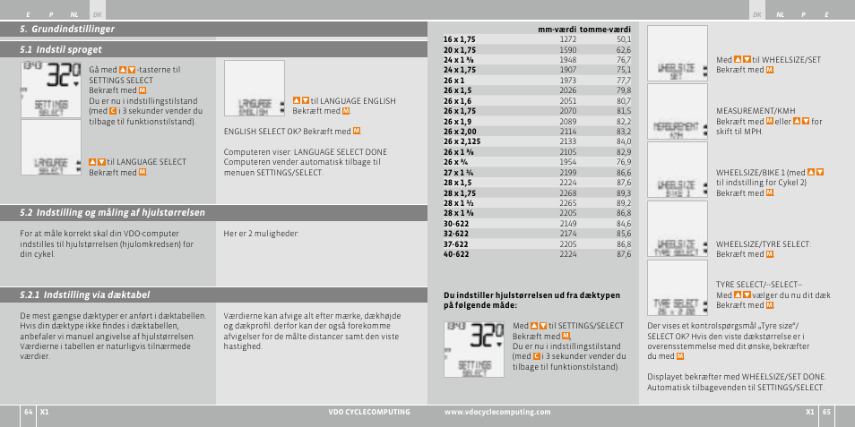 VDO WR X1 User Manual | Page 72 / 242