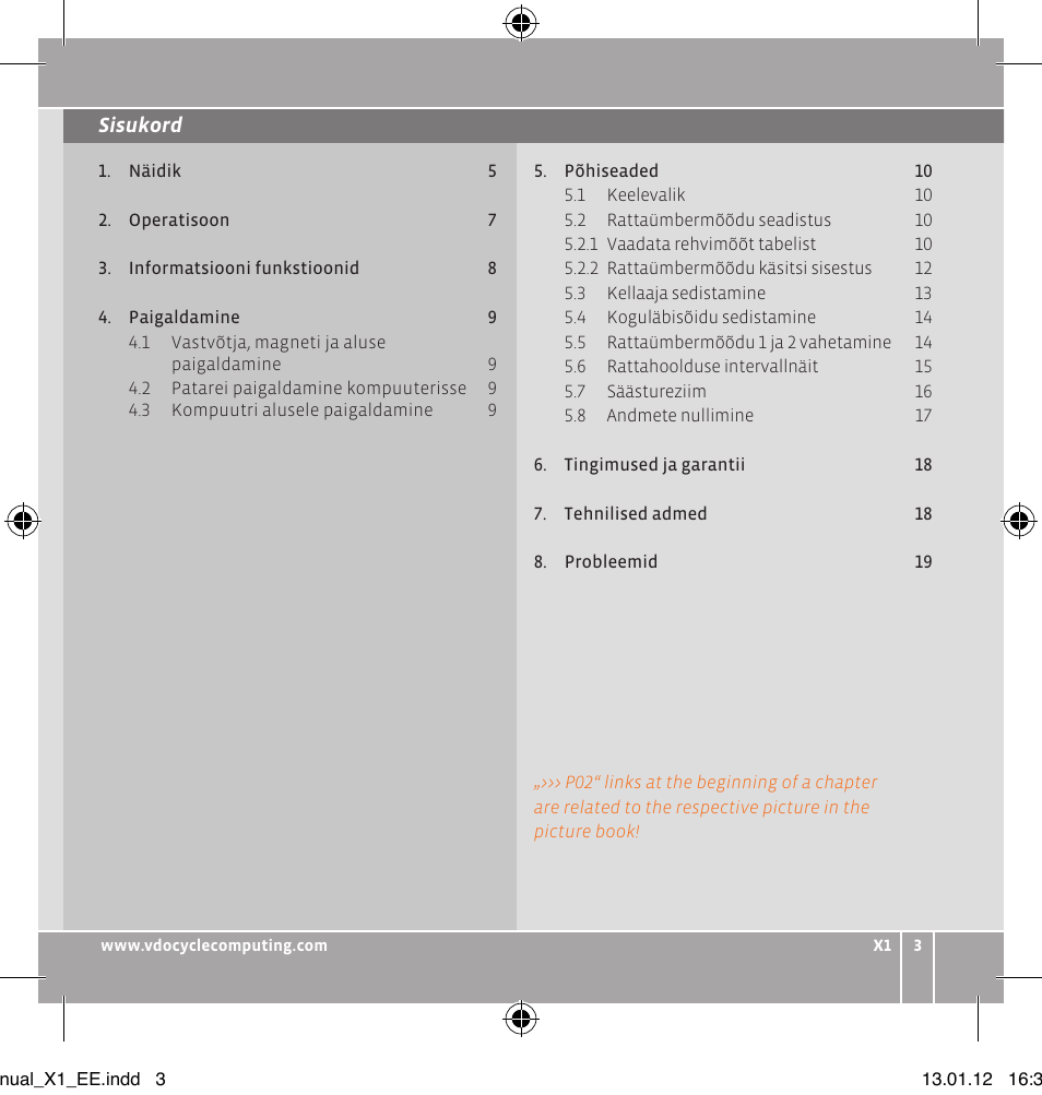 VDO WR X1 User Manual | Page 81 / 242
