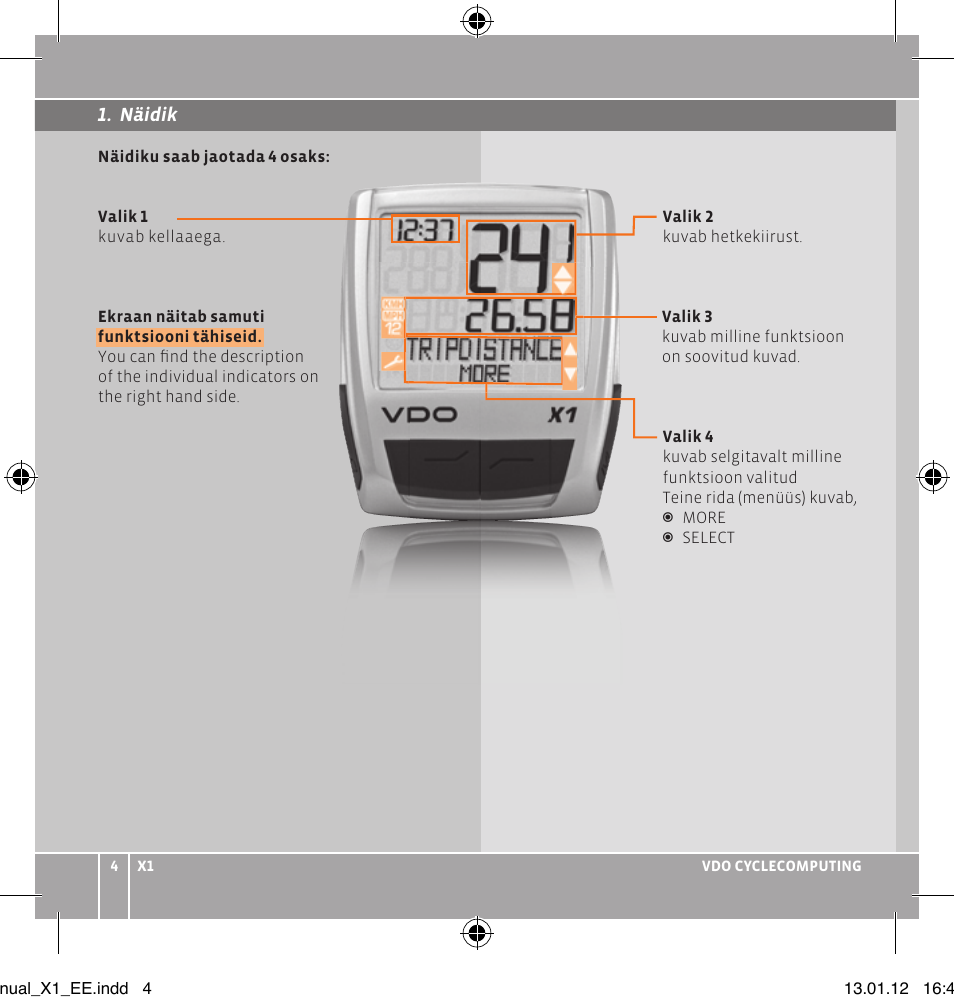 VDO WR X1 User Manual | Page 82 / 242