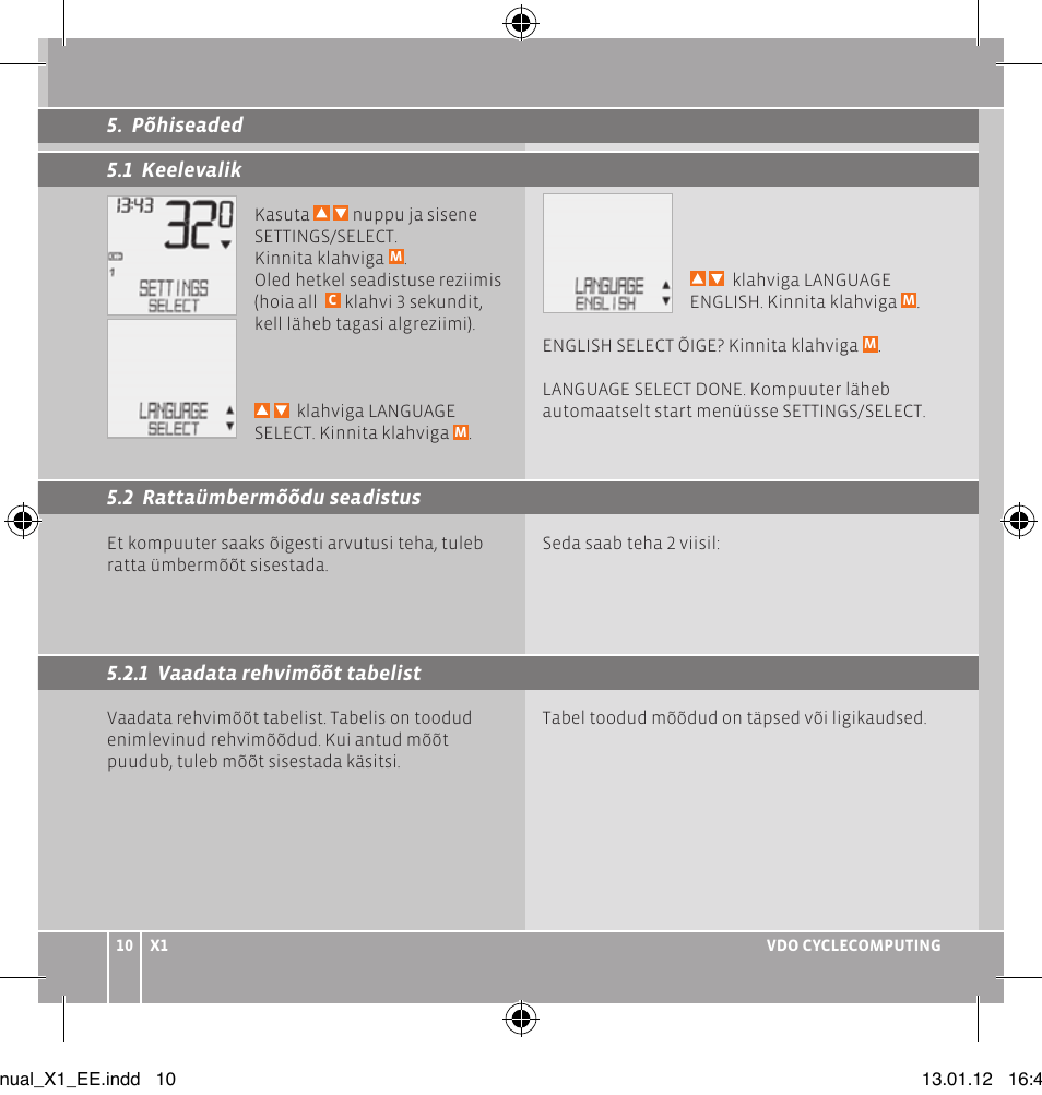 VDO WR X1 User Manual | Page 88 / 242