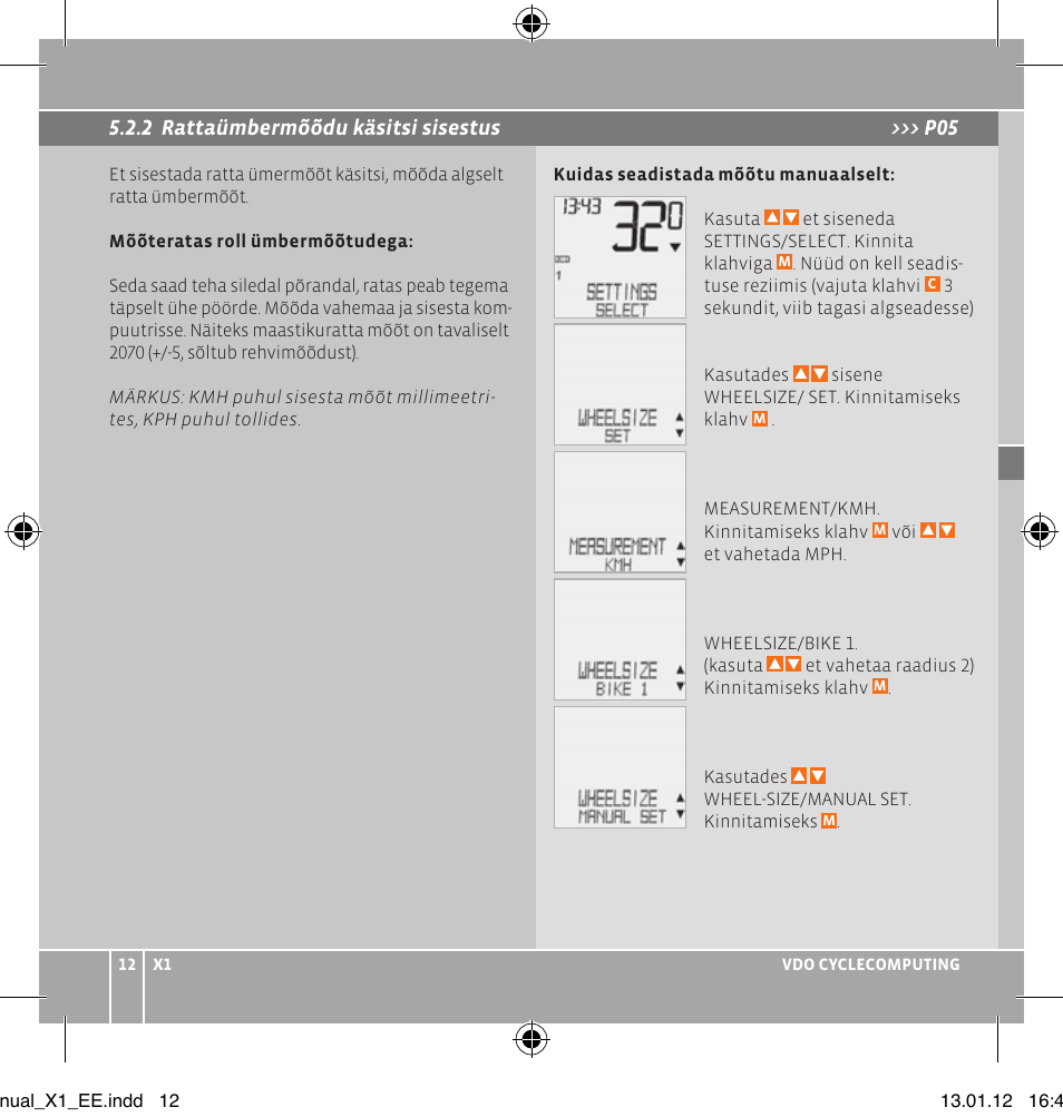 VDO WR X1 User Manual | Page 90 / 242