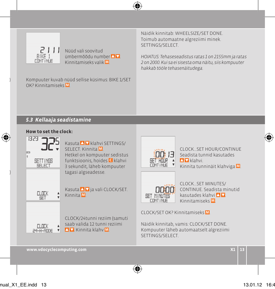 VDO WR X1 User Manual | Page 91 / 242