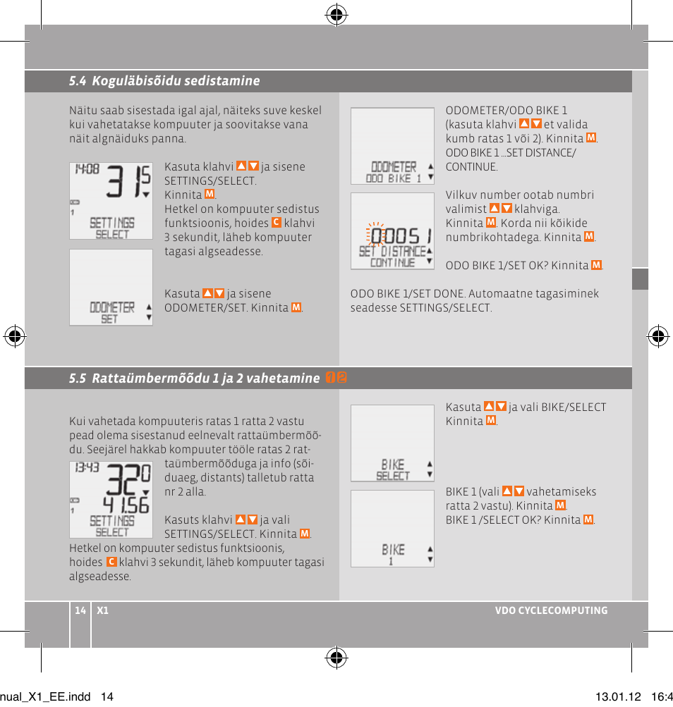 VDO WR X1 User Manual | Page 92 / 242