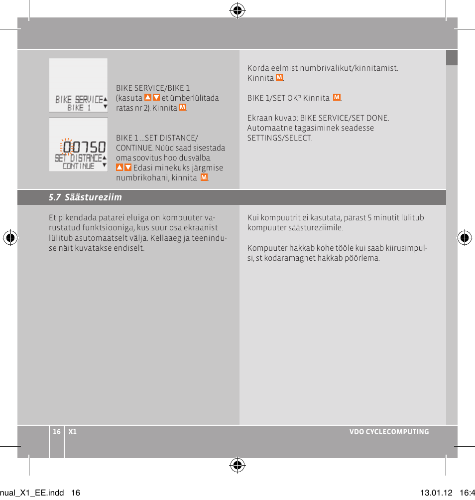 VDO WR X1 User Manual | Page 94 / 242