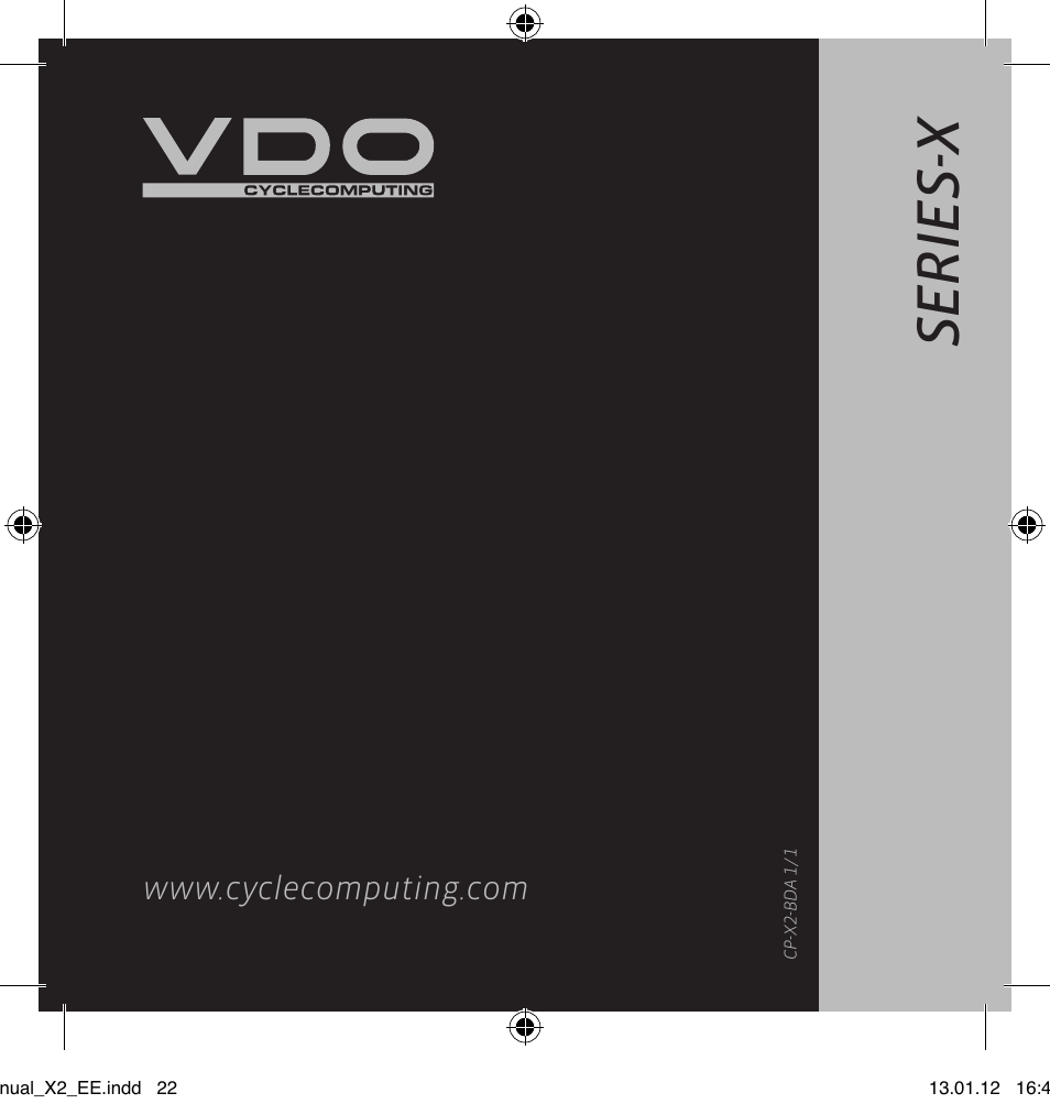 Ser ie s-x | VDO WR X2 User Manual | Page 108 / 264