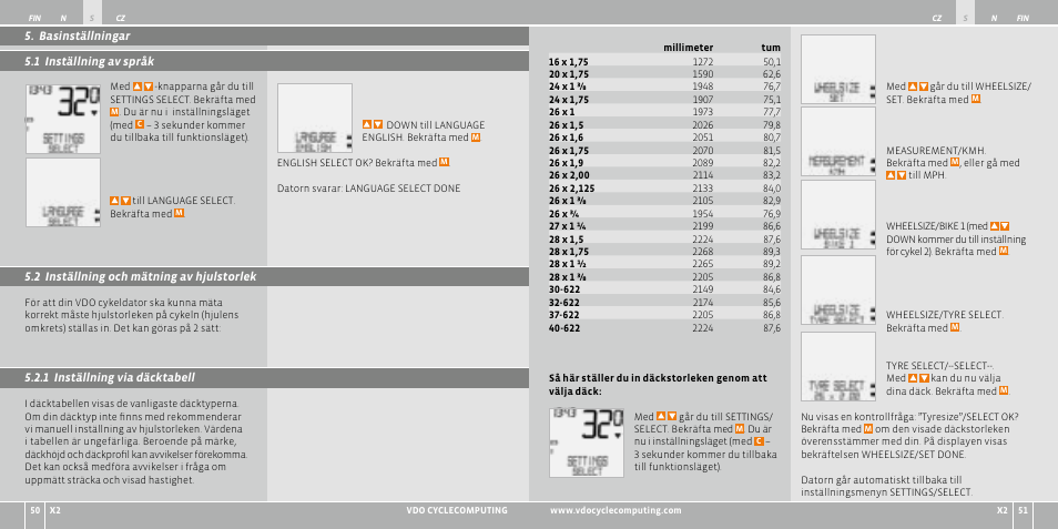 VDO WR X2 User Manual | Page 134 / 264