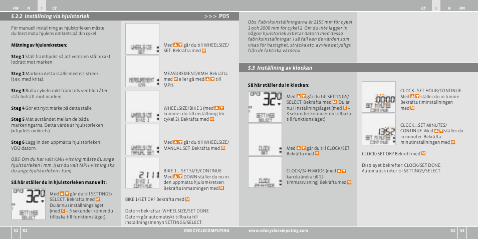 VDO WR X2 User Manual | Page 135 / 264