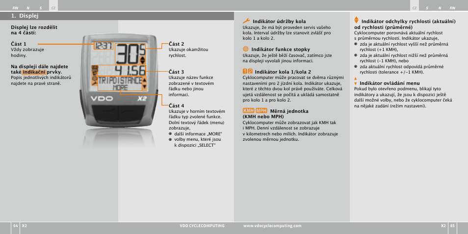 VDO WR X2 User Manual | Page 141 / 264