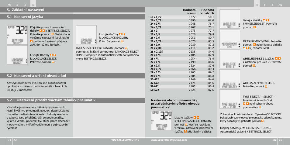 VDO WR X2 User Manual | Page 144 / 264