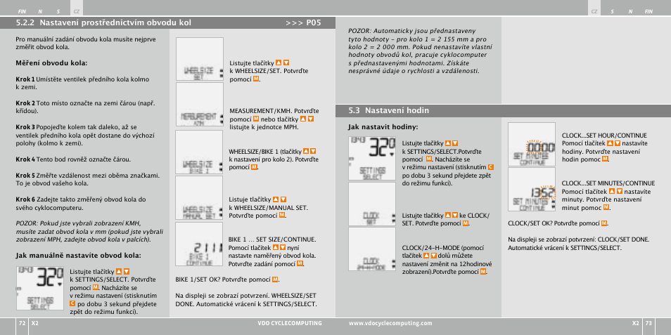 VDO WR X2 User Manual | Page 145 / 264