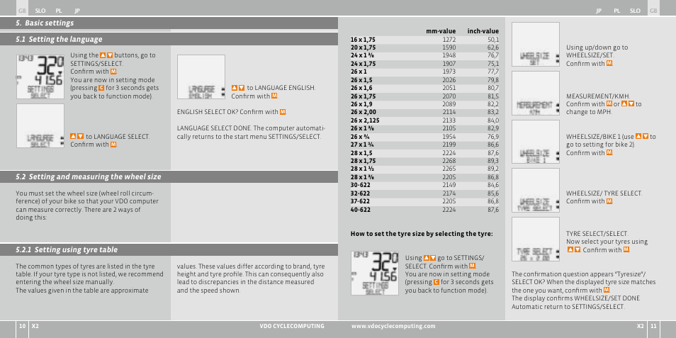 VDO WR X2 User Manual | Page 157 / 264