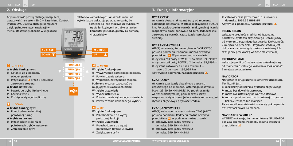 VDO WR X2 User Manual | Page 173 / 264