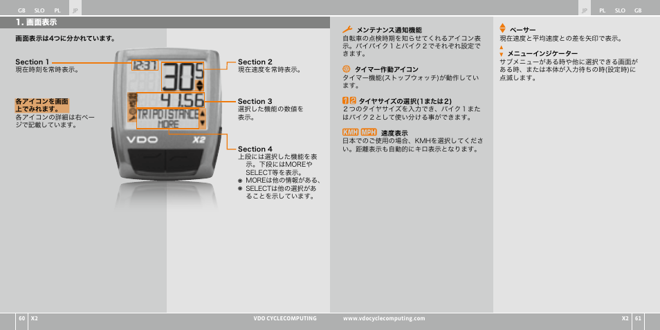 VDO WR X2 User Manual | Page 182 / 264