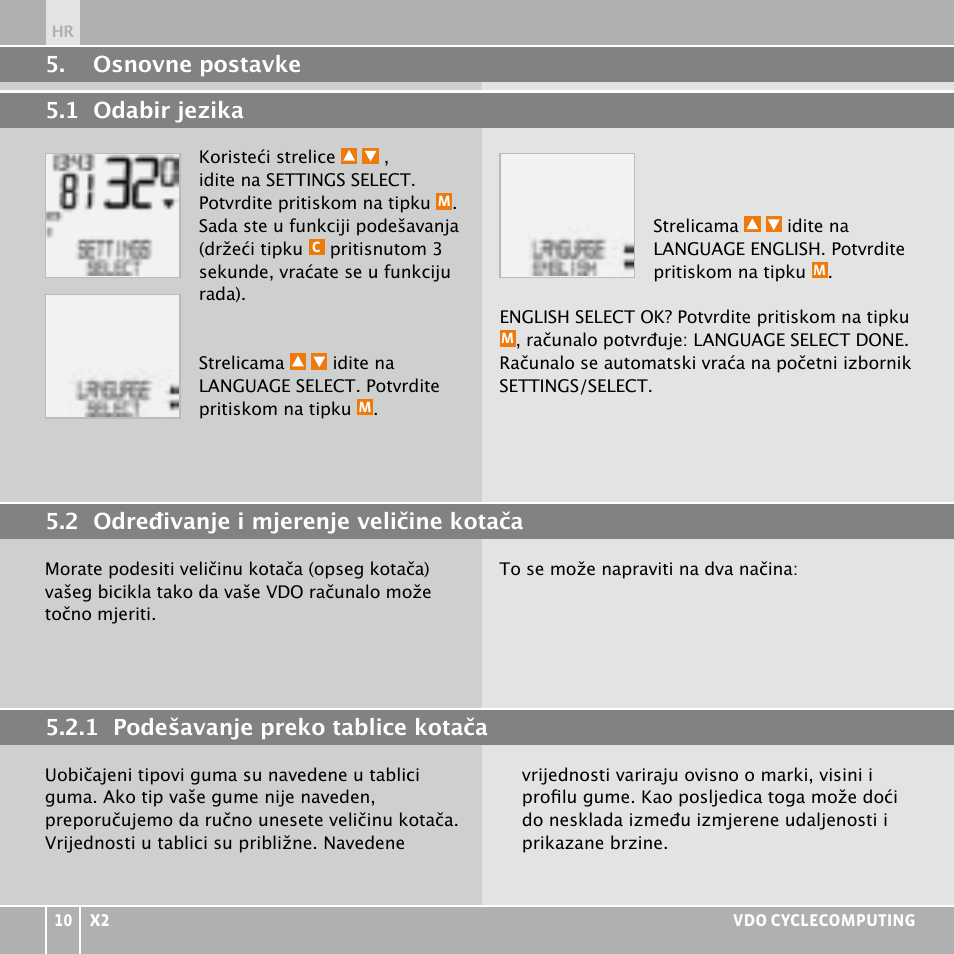 VDO WR X2 User Manual | Page 200 / 264