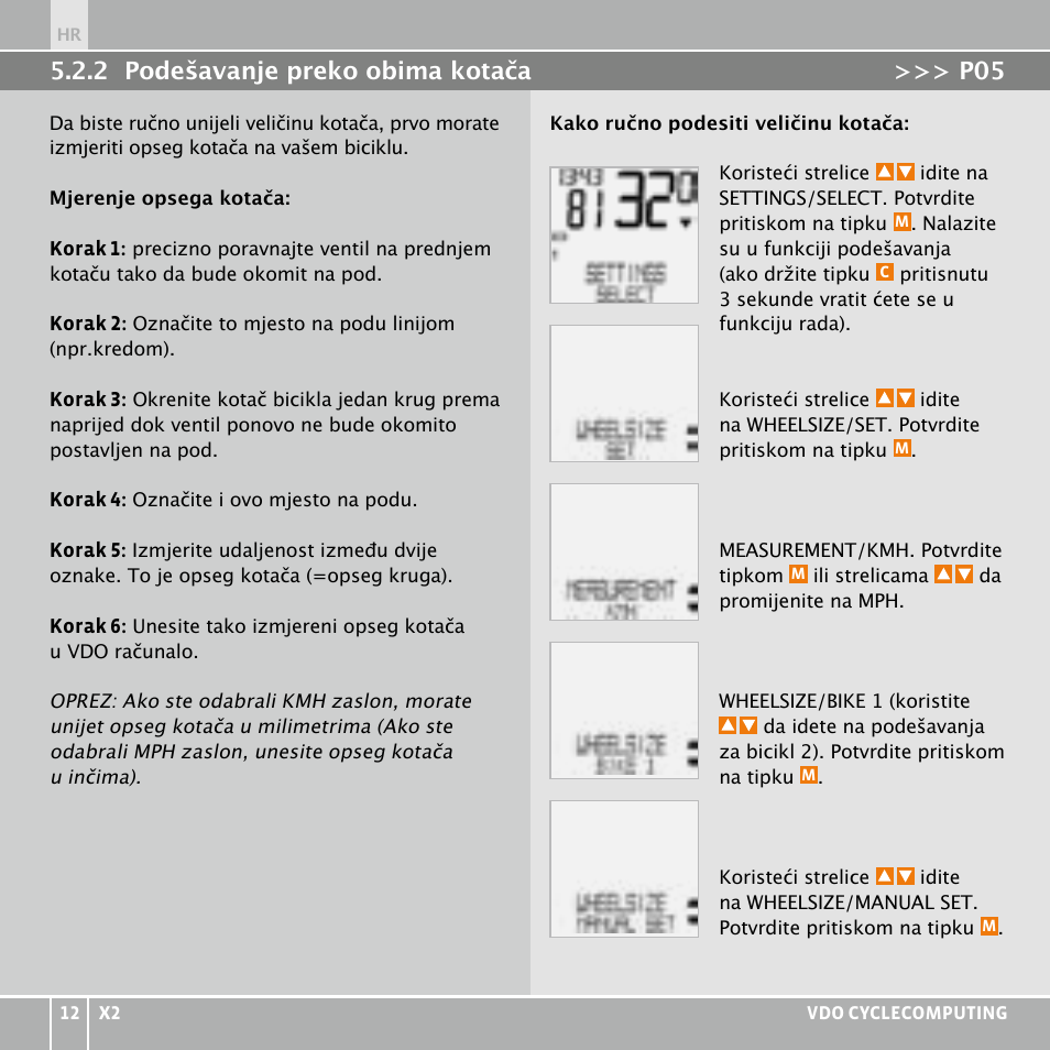 VDO WR X2 User Manual | Page 202 / 264