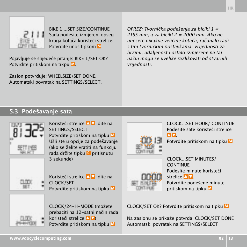 VDO WR X2 User Manual | Page 203 / 264