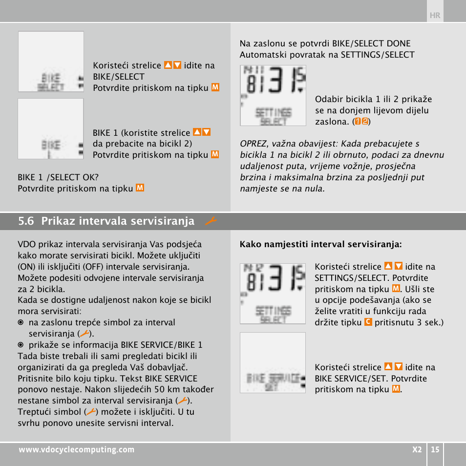 VDO WR X2 User Manual | Page 205 / 264
