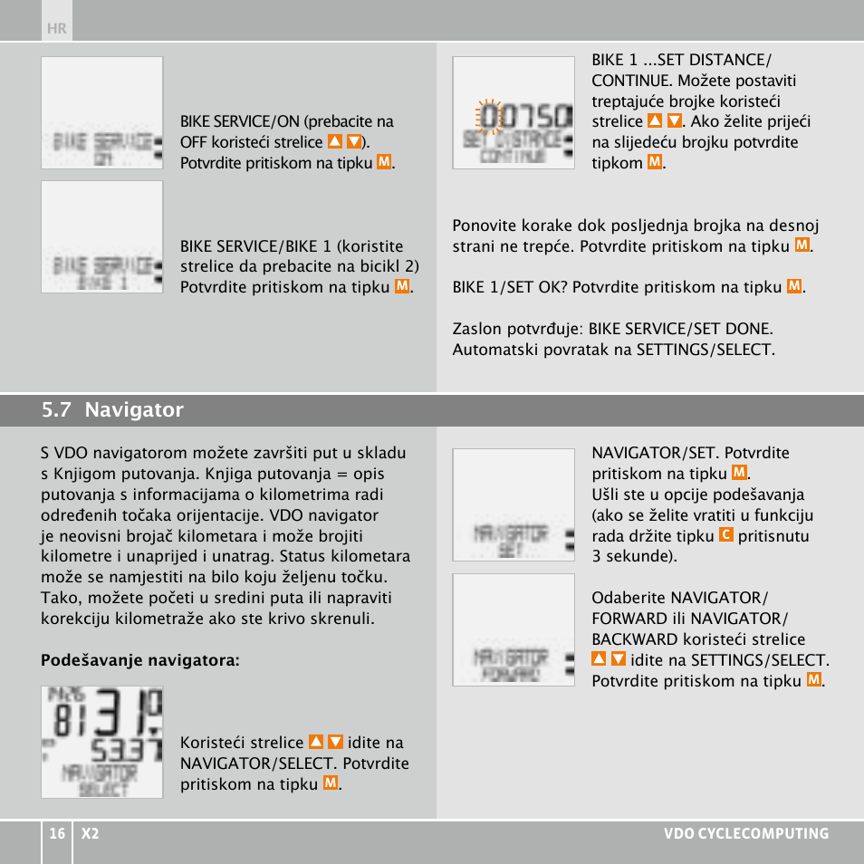 VDO WR X2 User Manual | Page 206 / 264