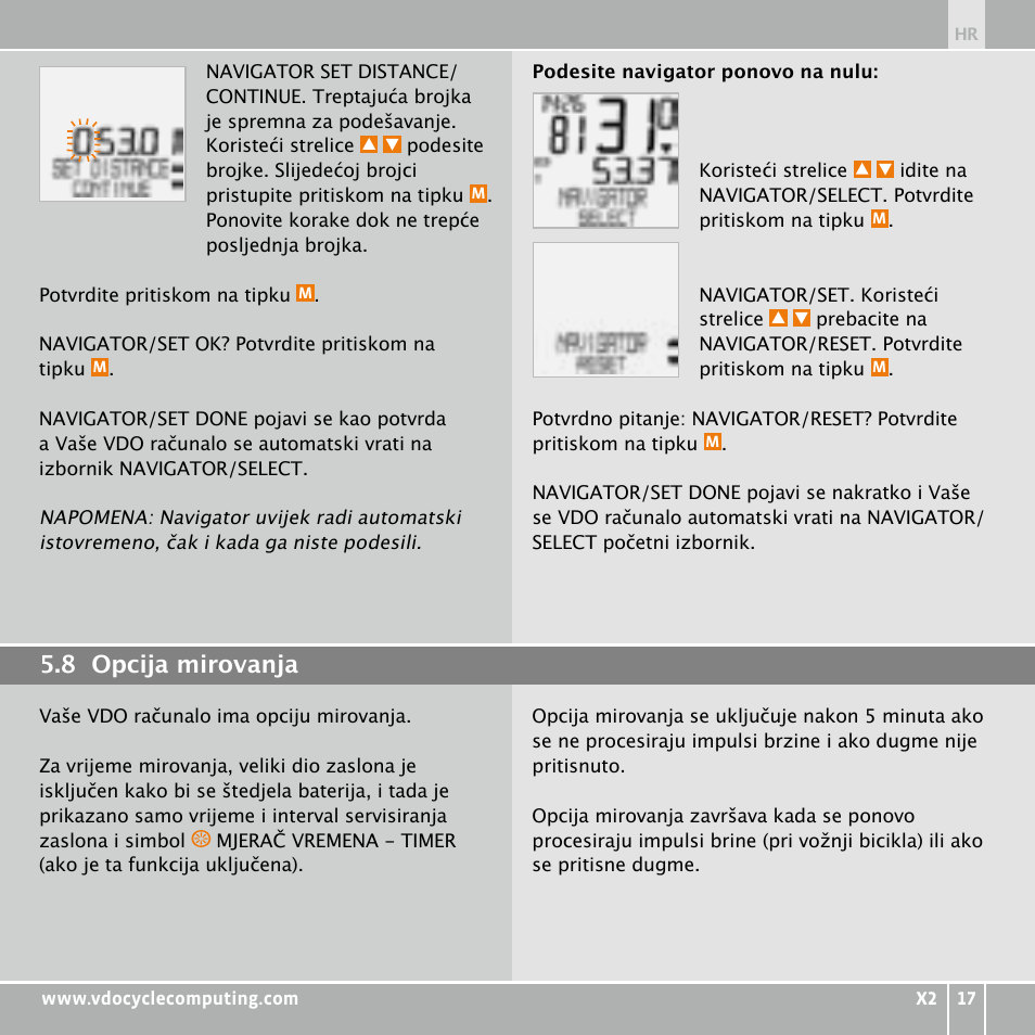 VDO WR X2 User Manual | Page 207 / 264