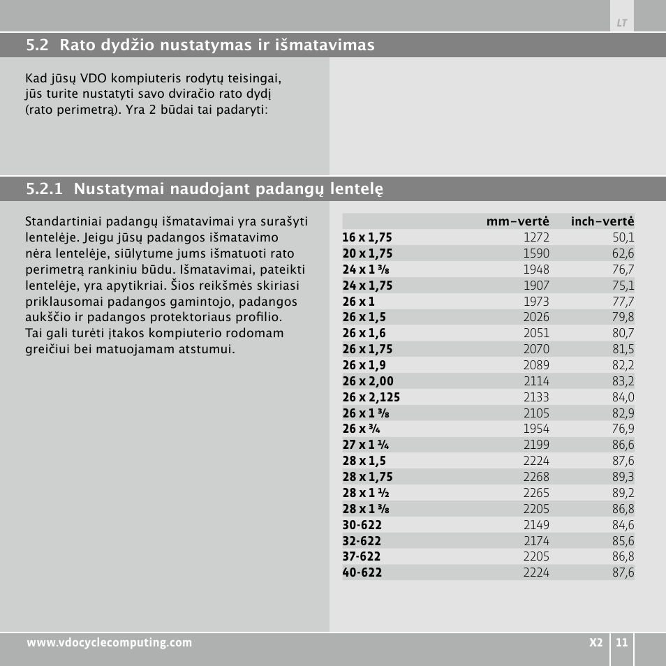 VDO WR X2 User Manual | Page 225 / 264