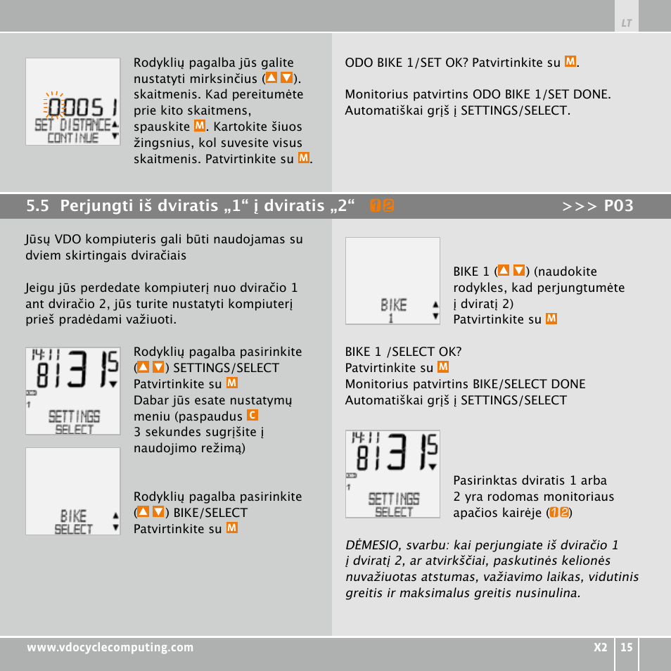 VDO WR X2 User Manual | Page 229 / 264
