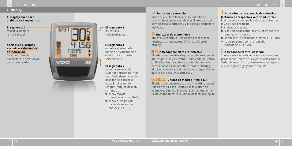 VDO WR X2 User Manual | Page 46 / 264