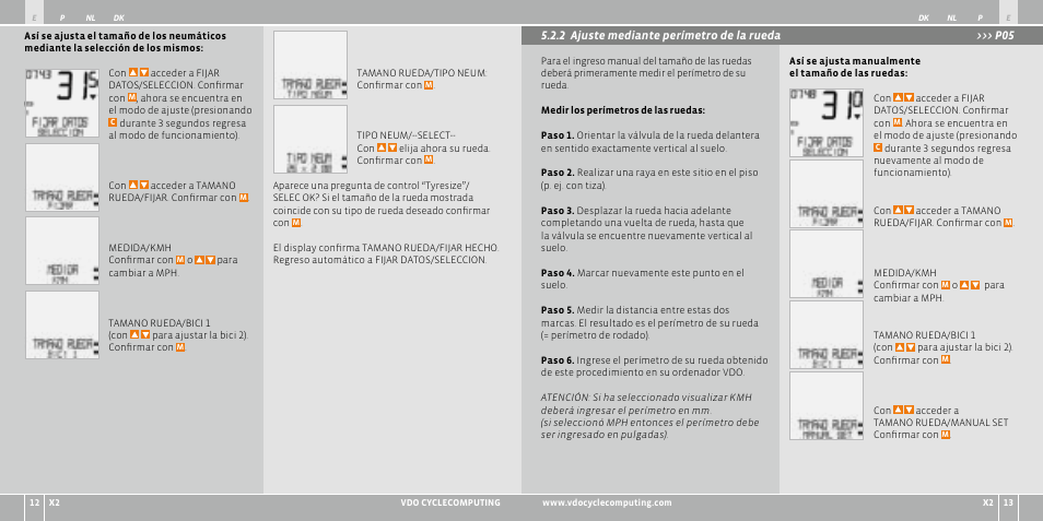 VDO WR X2 User Manual | Page 50 / 264