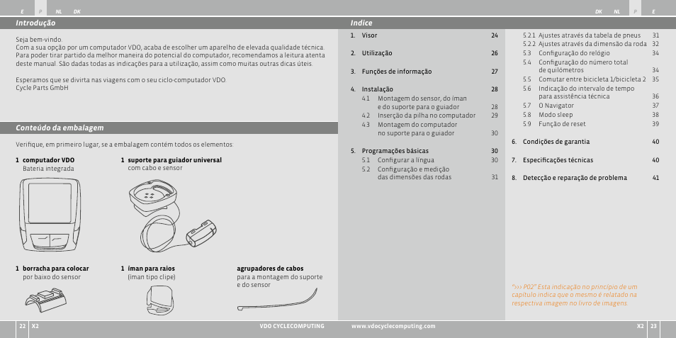 VDO WR X2 User Manual | Page 55 / 264