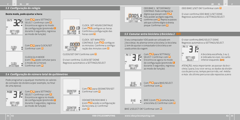 VDO WR X2 User Manual | Page 61 / 264