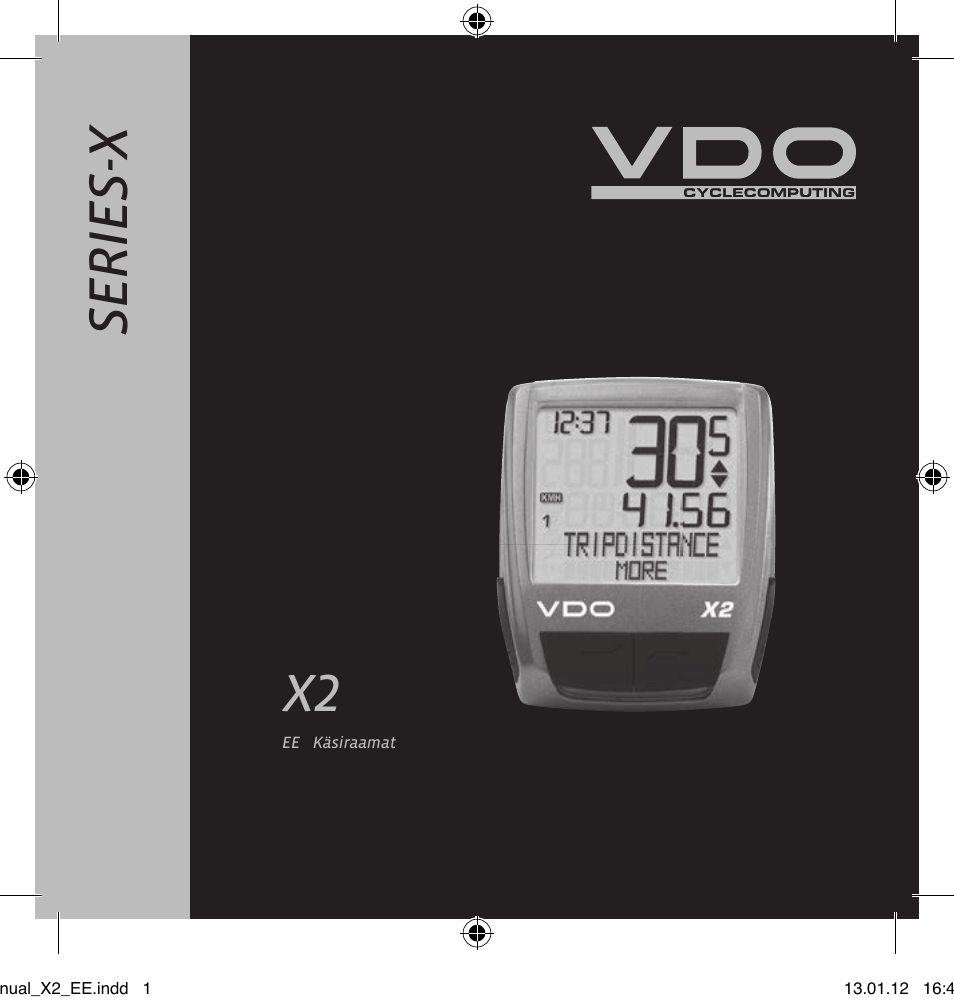 Ba_x2_ee, Se r ie s-x | VDO WR X2 User Manual | Page 87 / 264