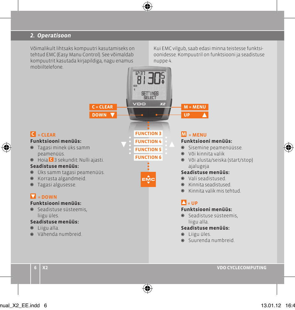 VDO WR X2 User Manual | Page 92 / 264