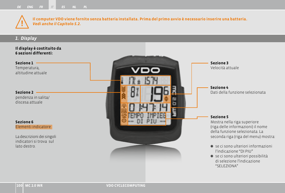 VDO WR MC 2.0 User Manual | Page 100 / 228