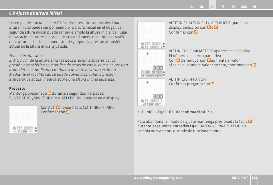 VDO WR MC 2.0 User Manual | Page 153 / 228