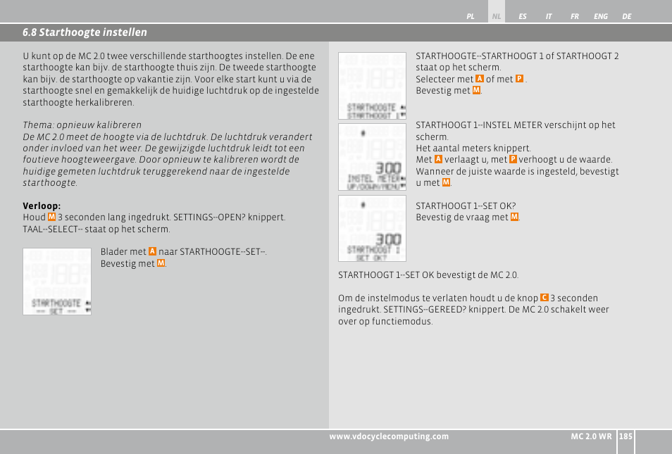 VDO WR MC 2.0 User Manual | Page 185 / 228