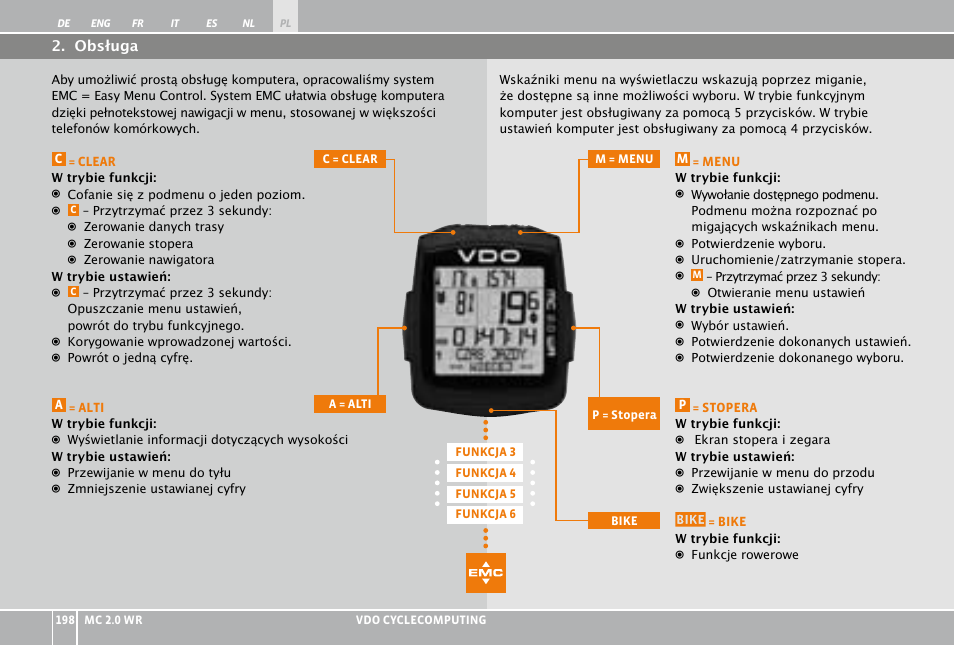 VDO WR MC 2.0 User Manual | Page 198 / 228