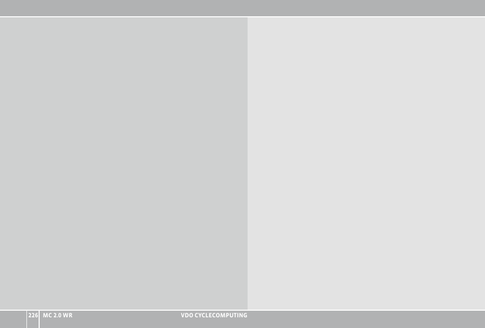 VDO WR MC 2.0 User Manual | Page 226 / 228
