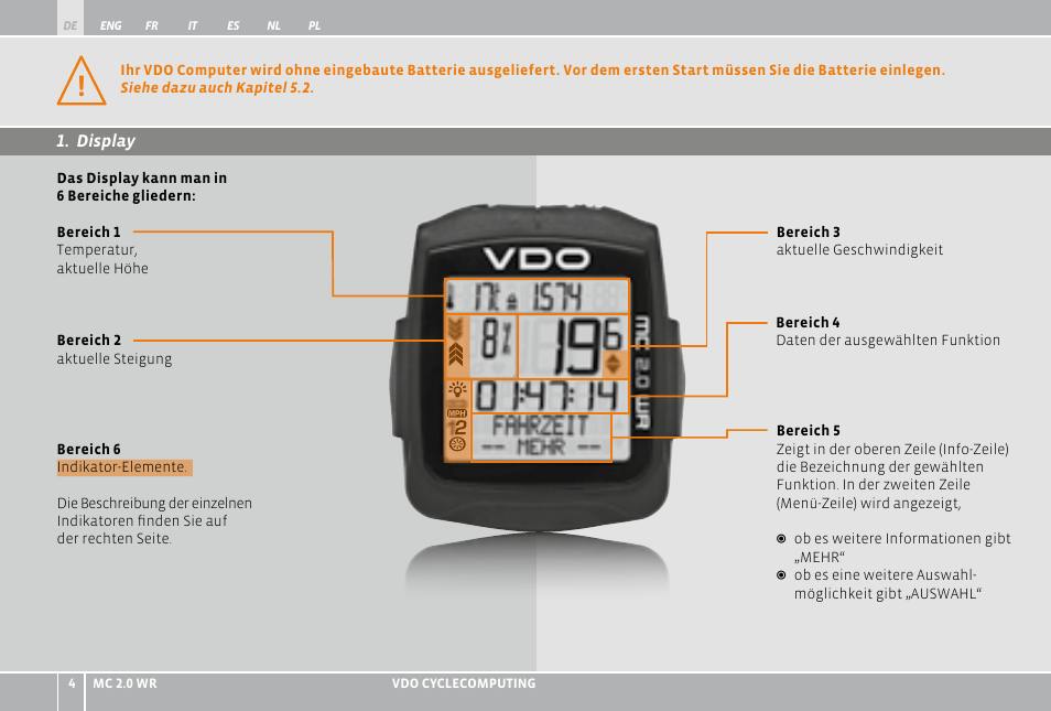 VDO WR MC 2.0 User Manual | Page 4 / 228