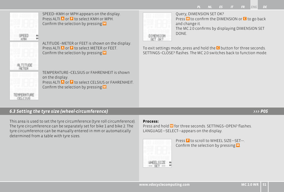 VDO WR MC 2.0 User Manual | Page 51 / 228
